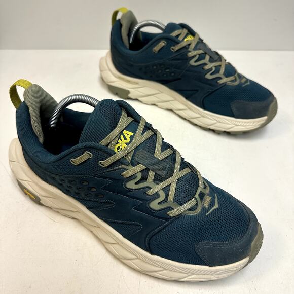 EXCELLENT Hoka One One Men\'s Anacapa Breeze Low Trail Running Shoe Hiking 9 D main image 5